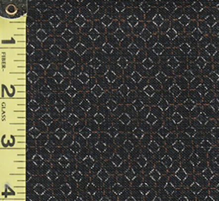 Japanese - Sevenberry Nara Homespun - Small Tonal Honeycomb - SB-850327D3-4 - Black - Last 2 1/8 yards