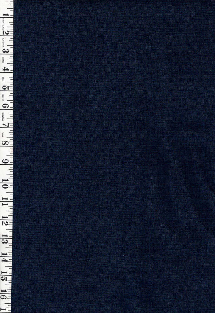 *Japanese - Sevenberry Solid - Rustic Linen-Like Woven Cotton- SB-881001-12 - Dark Navy-Indigo - By the Half Yard