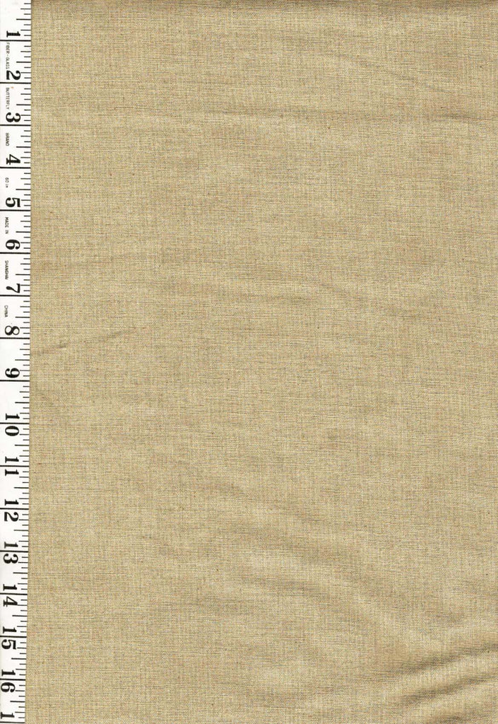 *Japanese - Sevenberry Solid - Rustic Linen-Like Woven Cotton- SB-881001-1 - Ecru-Tan - By the Half Yard