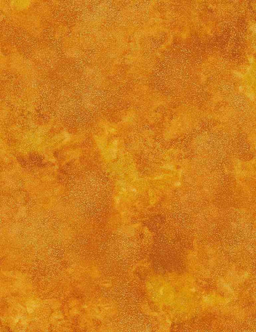 *Blender - Timeless Treasures - Shimmer - HONEY & Gold Metallic - By the Half Yard