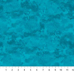 Fabric Art - Northcott TOSCANA - Tonal Texture - TEAL - 9020-621 - By the Half Yard