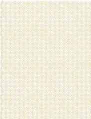 *Asian - Small (3/4") Gold Tonal Seven Treasures - CD-1350-Cream - By the Half Yard
