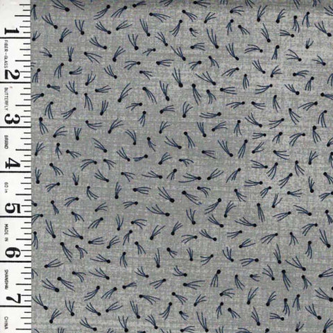 *Moda - Janet Clare - Aubade: A Song to the Dawn (Dandelion Whispers) - Blue Gray - # 1422 - Last 1 1/2 yards