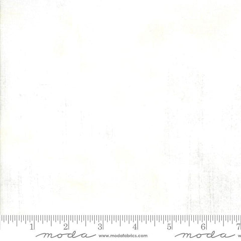 Tonal Blender - Moda Grunge Tonal Texture - 101 White Paper (White with hints of Gray) - By the Half Yard