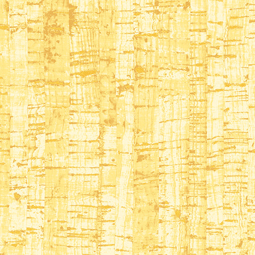 *Metallic - Uncorked - Cork Look with Metallic - 50107M-24 - YOLK (Light Yellow) - By the Half Yard