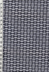 1002 - Yukata Fabric - Domino Double I - Traditional 14" wide - Dark Indigo/ Black