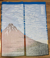Japanese Noren - Doorway Curtain - RED MOUNTAIN - ONE ONLY - ON SALE - SAVE 10%