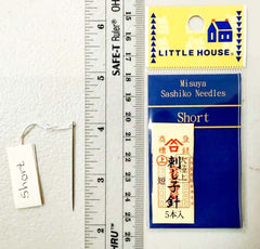 Notions - Japanese Misuya Hand Sewing Needle - SHORT SIZE - 5 per pack