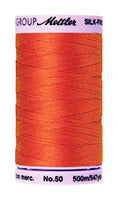 Mettler Cotton Sewing Thread - 50wt - 547 yd/ 500M - 0450 Paprika (Orange)