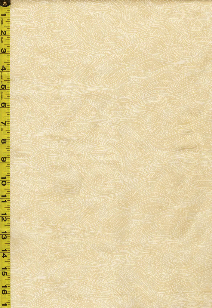 *Blender - In the Beginning - Color Movement Waves - 1MV-07 - Cream - By the Half Yard