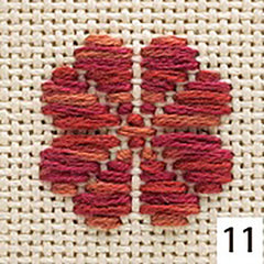 Sashiko Thread - Olympus Kogin - Variegated - 11 Red