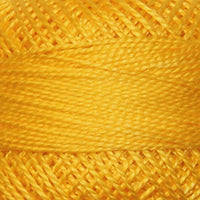 Presencia Perle Cotton - Size 8 - 1227 Medium Sunflower