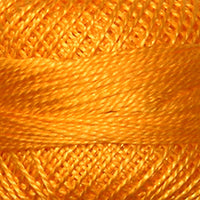 Presencia Perle Cotton - Size 8 - 1232 Deep Sunflower