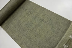 521 - Japanese Combined Weave - Abstract Woven Design - Olive Greens