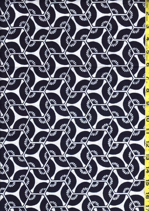 Yukata Fabric - 141 - Hexagon Fans