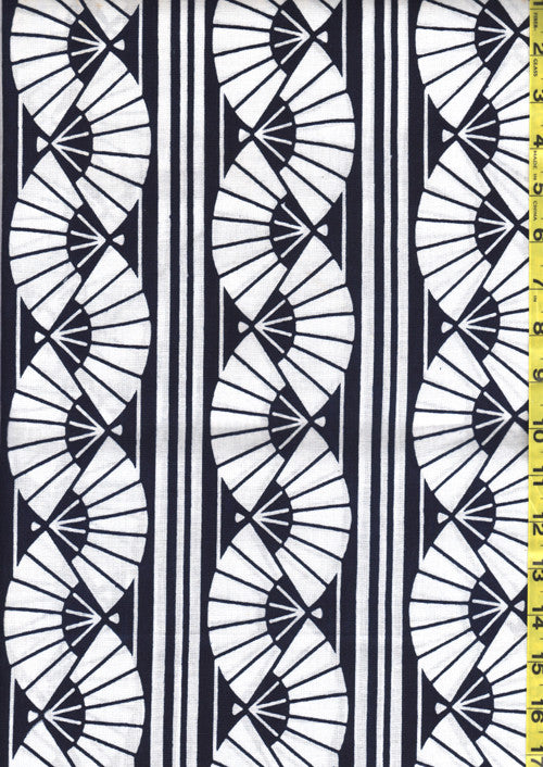 Yukata Fabric - 148 - Double Fan Columns