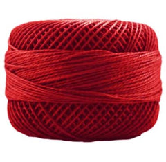 Presencia Perle Cotton - Size 8 - 1490 Dark Coral