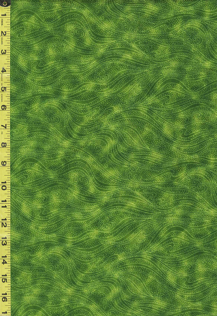 *Blender - In the Beginning - Color Movement Waves - 1MV-19 - Peridot - By the Half Yard