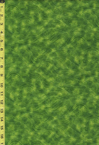*Blender - In the Beginning - Color Movement Waves - 1MV-19 - Peridot - By the Half Yard