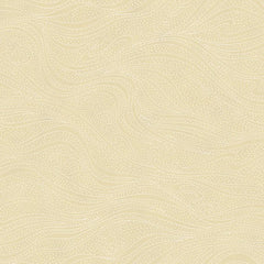 *Blender - In the Beginning - Color Movement Waves - 1MV-07 - Cream - By the Half Yard