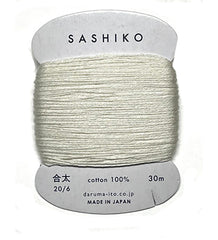 Sashiko Thread - Daruma - Medium/ Regular Weight - 30m - # 202 Natural