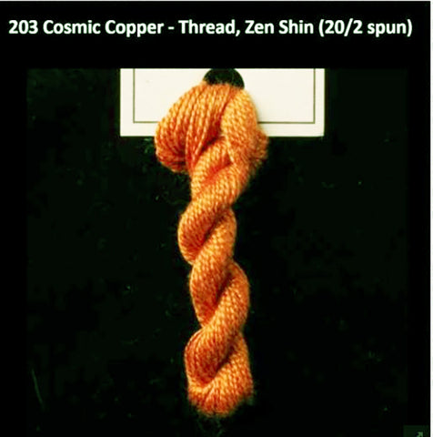 TREENWAY SILKS - Zen Shin (20/2) Silk Thread - 0203 Cosmic Copper
