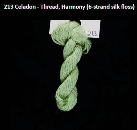 TREENWAY SILKS - Harmony Silk Floss - # 0213 Celadon - ON SALE - 20% OFF