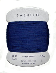 Sashiko Thread - Daruma - Medium/ Regular Weight - 30m - # 215 Navy