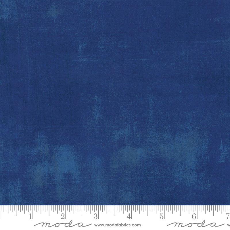Tonal Blender - Moda Grunge Tonal Texture - 223 Cobalt - By the Half Yard
