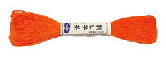 Sashiko Thread - Olympus 20m - Solid Color - # 22 Bright Orange