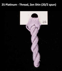 TREENWAY SILKS - Zen Shin (20/2) Silk Thread - # 0025 Platinum