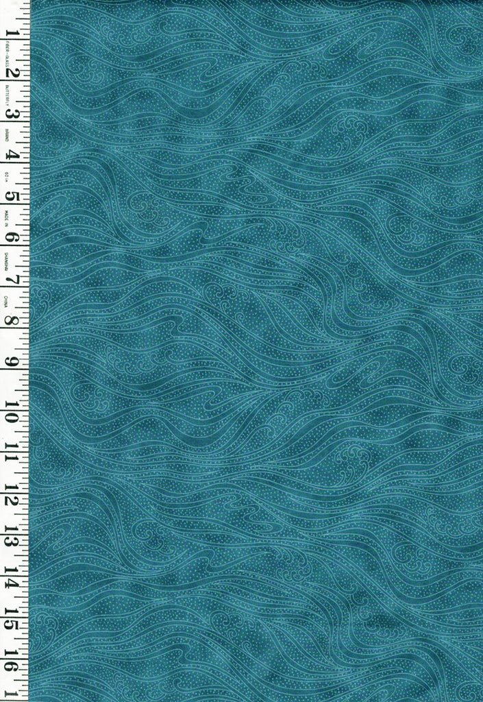 *Blender - In the Beginning - Kona Bay Color Movement Waves - 1MV-25 - Teal