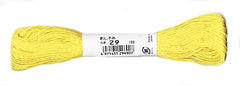 Sashiko Thread - Olympus 20m - Solid Color - # 29 Lemon Yellow