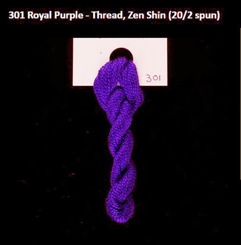 TREENWAY SILKS - Zen Shin (20/2) Silk Thread - # 0301 Royal Purple
