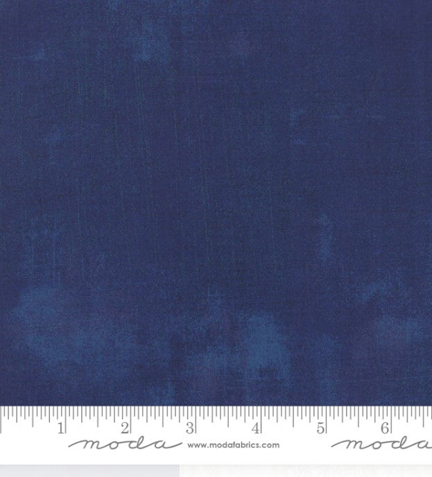 Tonal Blender - Moda Grunge Tonal Texture - 302 New Navy - By the Half Yard