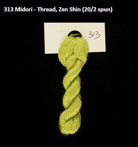 TREENWAY SILKS - Zen Shin (20/2) Silk Thread - # 0313 Midori - ON SALE - SAVE 40%