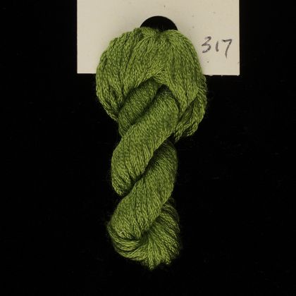 TREENWAY SILKS - Harmony Silk Floss - # 0317 Green Tourmaline - ON SALE - 20% OFF
