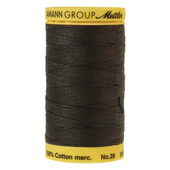 Mettler Cotton Sewing Thread - 28wt - Large Size - 275 yards - 4000 Black
