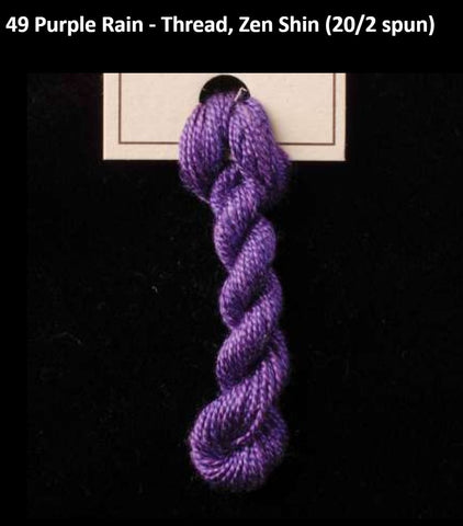 TREENWAY SILKS - Zen Shin (20/2) Silk Thread - # 0049 Purple Rain - ON SALE - SAVE 40%