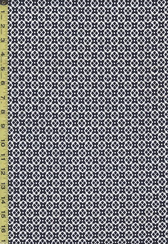Yukata Fabric - 542 - Floating Boxes & Dots
