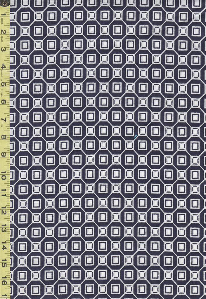 Yukata Fabric - 545 - Squares in Squares