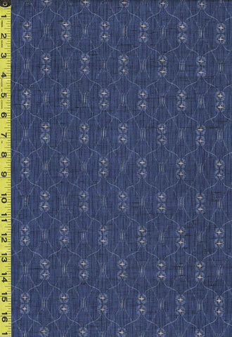 556 - Japanese Combined Weave - Curvy Rondels - Blue