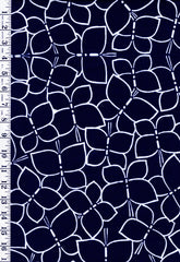 Yukata Fabric - 682 - Compact Butterflies - Indigo
