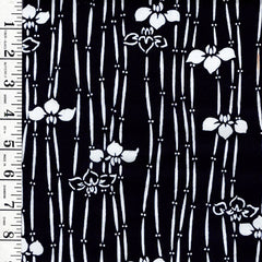 Yukata Fabric - 731 - Baby Iris - Indigo & White