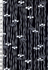 Yukata Fabric - 731 - Baby Iris - Indigo & White
