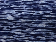 Yukata Fabric - 739 - Expo Water Like Abstract - Indigo & Blue-Gray