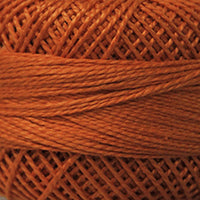 Presencia Perle Cotton - Size 8 - 7567 MEDIUM ORANGE SPICE
