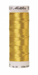 Mettler Metallic Thread - 40wt - 0490 BRASSY GOLD