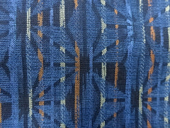 786 - Japanese Combined Weave - Woven Floral & Stripe - Multi-Colors.