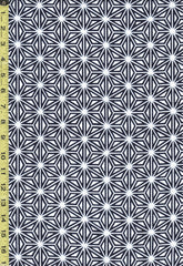 Yukata Fabric - 804 - Asanoha - Indigo & White